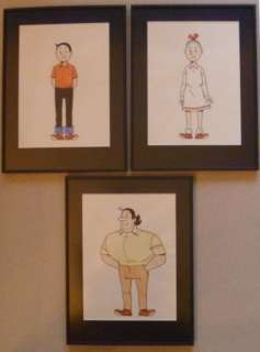 Studio Vandersteen - 3x Originele tekening - Modelsheets - Jerom + Suske & Wiske - (Jaren ’80) | Catawiki