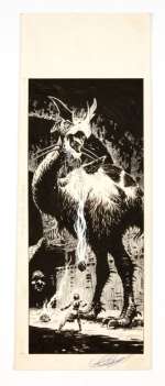 2000 AD Monster original artwork (1980s) drawn and signed by Garry… | Comic Book Auctions ltd