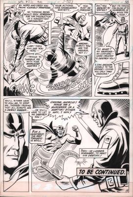 Joe Giella, Jose Delbo | World’s Finest Comics #270 P.8 - Red Tornado Story End Page - 1981 | Anthony’s Comic Book Art