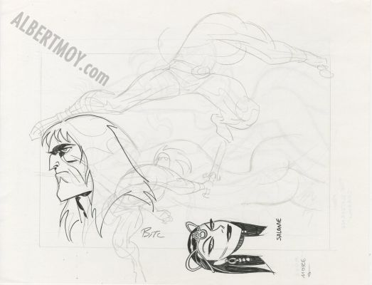 Bruce Timm | Conan Double Sided Page 172 | Albert Moy