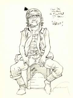 HERMANN Jeremiah Superbe illustration représentant Kirby Encre de chine et mine de [...] | Vermot et Associés