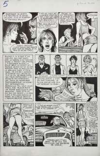 PICHARD Georges L’enquêteuse Planche 5 de l’album édité par Dynamite en 2008 Encre [...] | Vermot et Associés