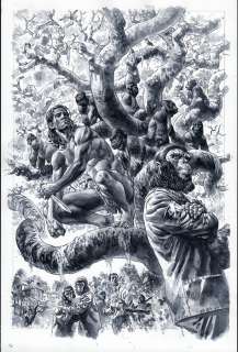 Duncan Fegredo - tarzan on the planet of the apes cover issue 01 page cover