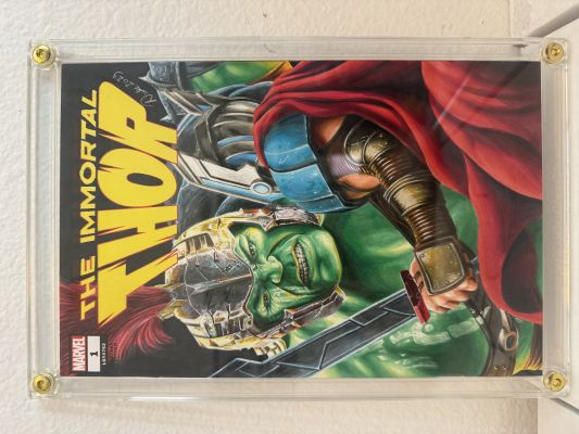 Hulk vs Thor Sketch Cover by David DUKE | Raremarq (Buy It Now)