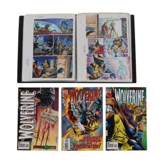 Wolverine No. 95, 98 and 99 Signed by Joe Rosas and Booklet Containing Hand-Coloured Interior Colour Guides / WOLVERINE (1988-2003) | Propstore