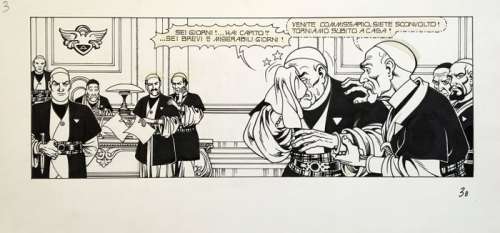 Magnus - original strip for "I Briganti" | Catawiki