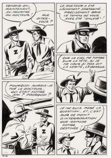 André Oulié (1998-1996) | Zorro - lot de 8 planches originales | Fauve Paris