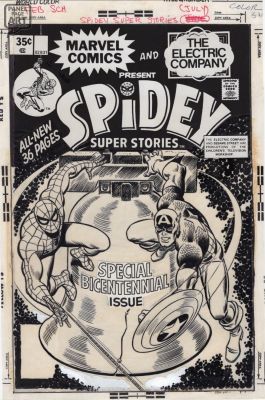 John Romita Sr | Spidey Super Stories 17 Cover | Panel Page Art