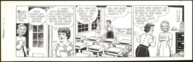 Martin Branner | Winnie Winkle daily strip | Galerie Laqua