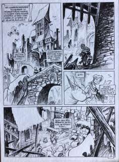 - - Expo Xavier Fourquemin : Contes et Histoire - Alban – T.3 P.1 (vendu)