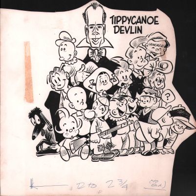 Unknown Artist? | Strip Art Promo Multiple Characters | Anthony’s Comic Book Art