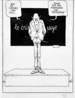 Moebius (Jean Giraud,... | Illustration Vous me copierez cent fois Illustration... | Coutau Bégarie