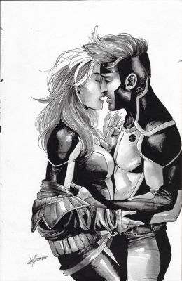 Lori Hanson | Gambit And Rogue X-Men Pinup | TDArt