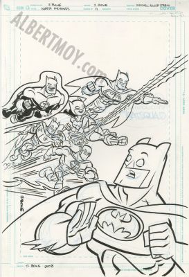 J Bone | Super Friends Issue 11 Page Cover | Albert Moy