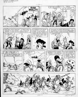 Tibet | Chick Bill, planche n°50 Ã  l’encre de Chine de l… | Banque Dessinée