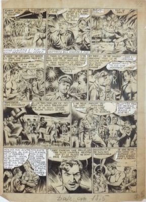 planche originale de Christian MATHELOT "L’enfer est dans la brousse" 1947 | eBay Europe (Buy It Now)