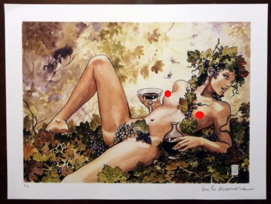 Milo Manara - "Baccante" - Lithograph - Signed in Original (2022) Rare -- | eBay Europe (Buy It Now)