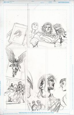 Juan Ferreyra | Absolute Superman Issue 17 Page 19 Pencils | ComiConArt