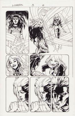 Karl Moline | Loners #3 Pg.10 - Interior Page - 2007 | Anthony’s Comic Book Art