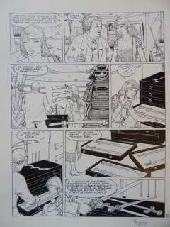 Ferry - Original page (p.25) - Ian Kaledine 9 - Het geheim van kasteel Flambard - (1989) | Catawiki