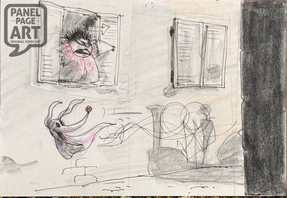 Henry Selick | Nightmare Before Christmas - Story Board | Panel Page Art