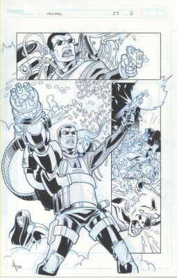 Jason Howard | Astounding Wolfman Issue 23 Page 06 | Splash Page