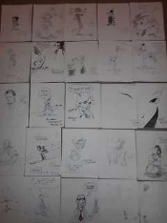 Divers auteurs - 30x Dessin original dédicacé - Diverses séries | Catawiki