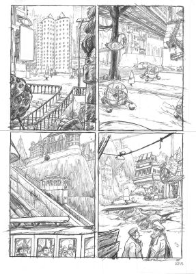 Pontarolo Frédéric | Planche Originale 28 de 1984 par Frédéric Pontarolo | Galerie Napoléon