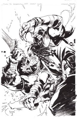 Mahmud Asrar | Conan The Barbarian #31 Cover | Essential Sequential