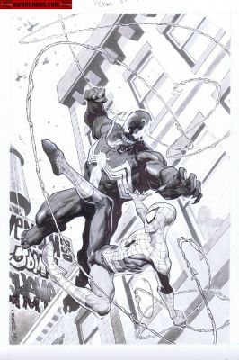 Jerome Opena | Covers / Pinups Issue Venom # 251 Page Cover | Kwan Chang