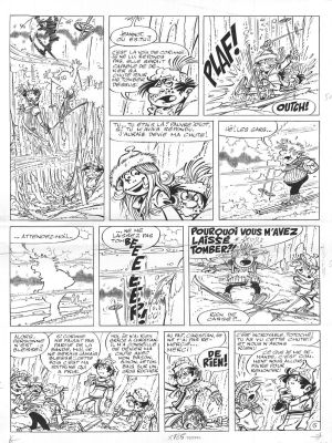 Tabary | TOTOCHE, Planche originale 5, La crevasse magique | Galerie Napoléon
