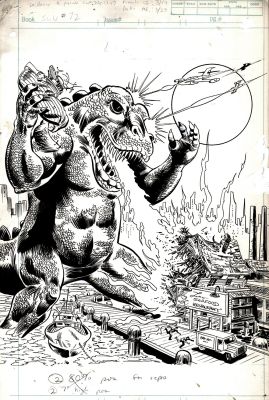 Carmine Infantino Mike Esposito | Marvel Comic #340 Cover (Came Out Same Month As Marvel’s Godzilla #22!) 1979 | Romitaman