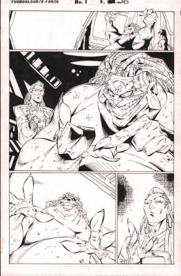 Lary Stucker, Roger Cruz | Youngblood/X-Force #1 P.20 - Mojo - 1996 | Anthony’s Comic Book Art