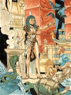 Meynet. Illustration originale Hommage à Jacobs | BDEnchères