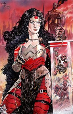 Lan Medina | Absolute Wonder Woman 11X17 | Next Comic Art