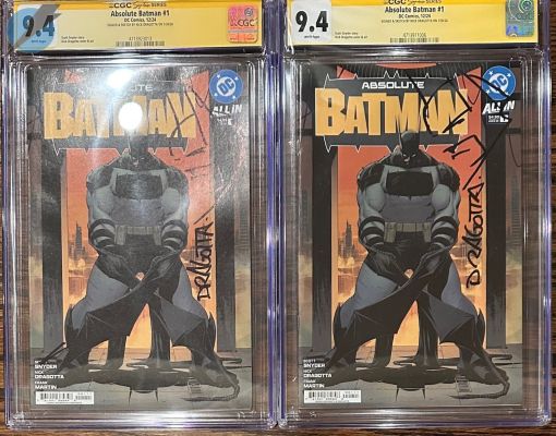 Nick Dragotta | *Cgc* Issue Absolute Batman #1 Page Cgc 9.4 | Felix Comic Art