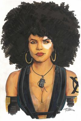 Charles Holbert, Jr | Domino Pinup X-Men | TDArt