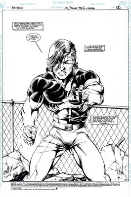 Bill Marimon, Don Hillsman | Damage #13 P 1 Splash (Damage Looking Directly At the Reader Ready For Battle!) 1995 | Romitaman