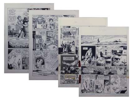 Joe Kubert. Yaakov and Isaac. Original Comic Pages | Weiss Auctions