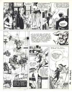 Coutelis/Gotlib | "Superdupont: pl. 6""...Je sais oÃ¹ est la Tour Eiffel...". | Art Richelieu