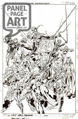 Mark Bagley | Last Hero Standing 1 Cover | Panel Page Art