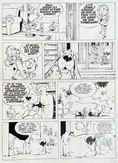 lot 58 - Colman Stéphane/Billy the cat. Planche originale…
