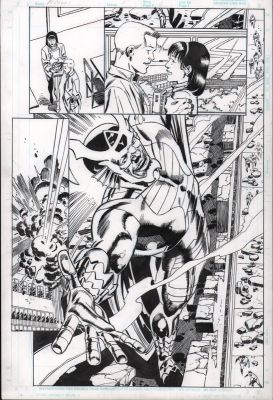 Al Williamson, Pat Olliffe | Unlimited Access #1 P.6 - Marvel/Dc Crossover Splash - 1997 | Anthony’s Comic Book Art