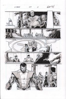 Robert Gill | X-Force #27 P.5 - Colossus - Signed - 2022 | Anthony’s Comic Book Art