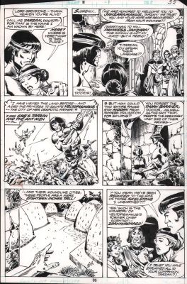 Joe Sinnott, Sal Buscema | Tarzan Annual #3 P.35 - Tarzan Action - 1979 | Anthony’s Comic Book Art