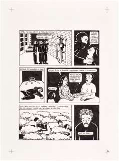 Marjane Satrapi | Persepolis (Original Book Art, page 64) | Sotheby’s