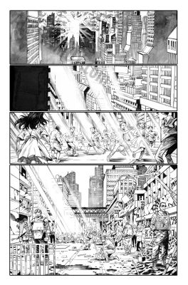 Esau And Isaac Escorza | Tmnt: the Last Ronin II Re-Evolution( Issue 5 Page 1 | Albert Moy
