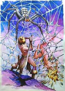 Romero, Enrique Badia - Big Axa Painting for Poster - (1993) 