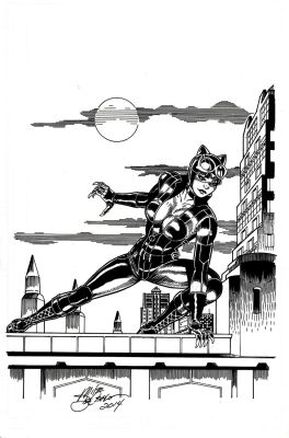 Mike Decarlo | Catwoman Detailed Pinup (2014) | Romitaman