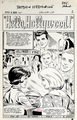 Original Patsy & Hedy art: Stan Goldberg & Stan Lee | eBay US